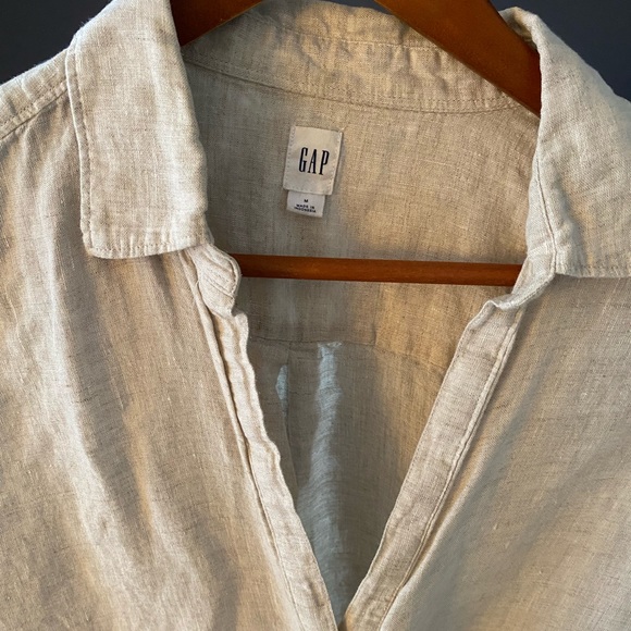 Gap linen shirt medium - Picture 5 of 7